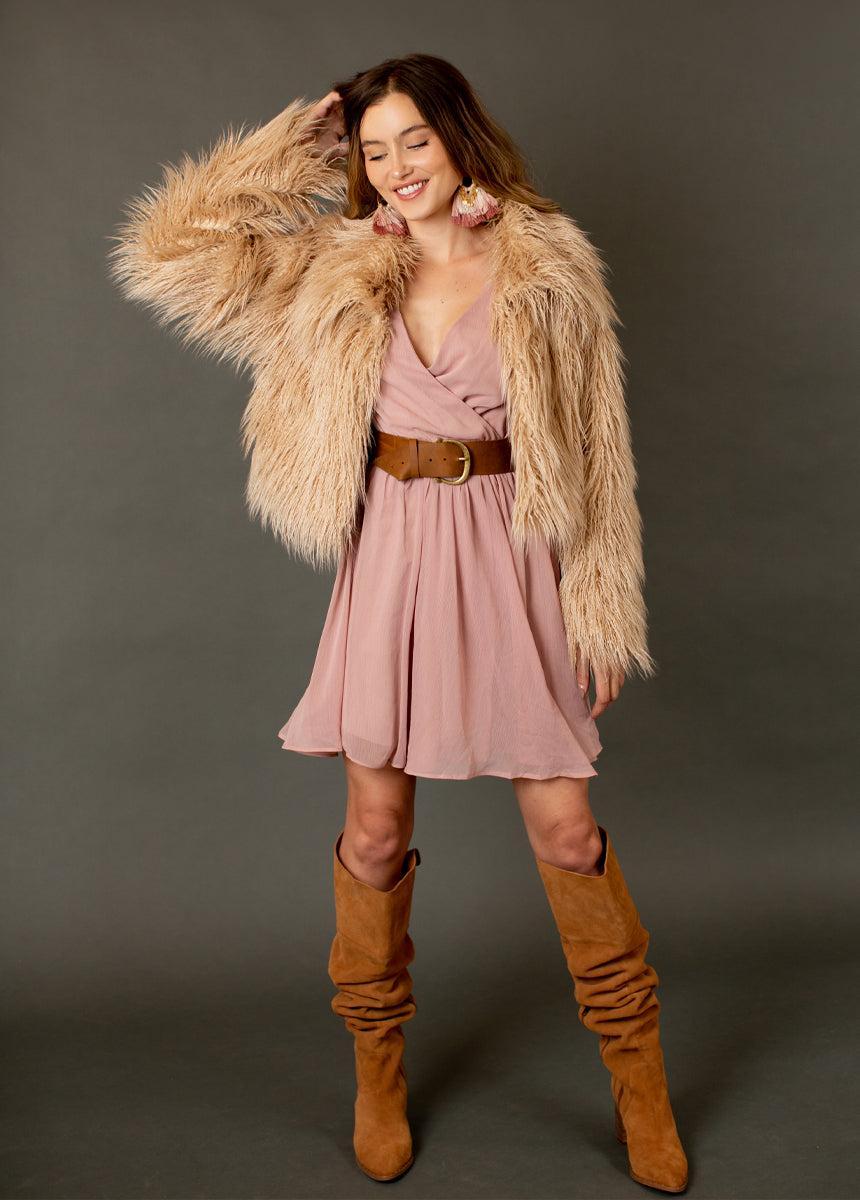 Ani Dress in Nude Pink Female Product Image