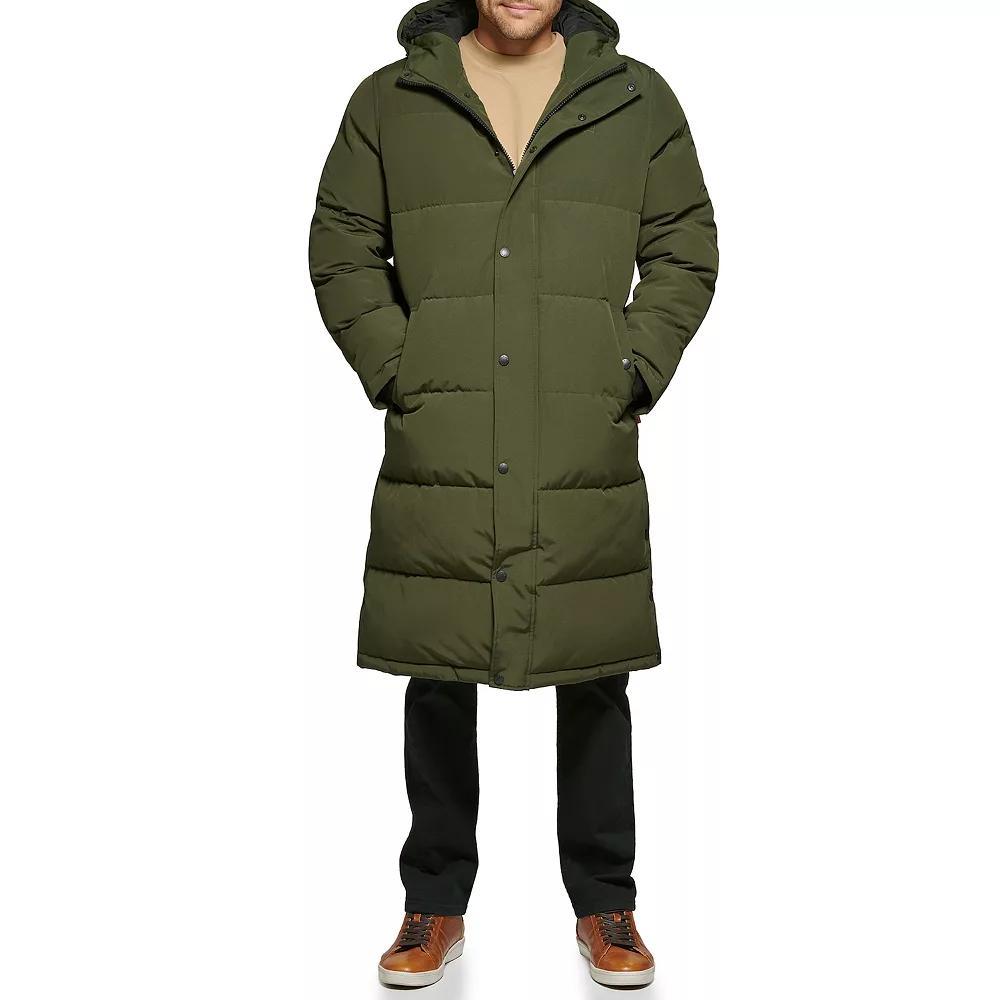 Men's Levi's® Oversized Long Quilted Parka Jacket, Size: Large, Camoflauge Product Image