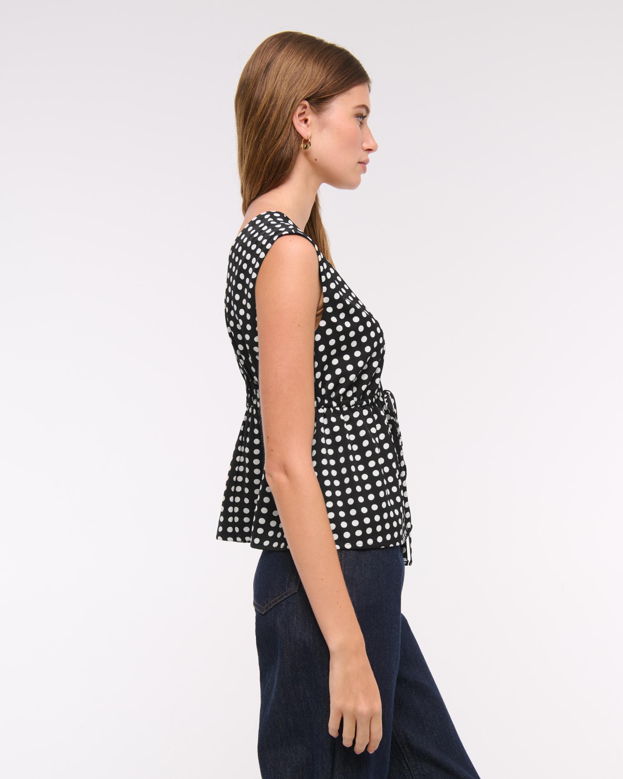 Plunge Tie-Front Top Product Image