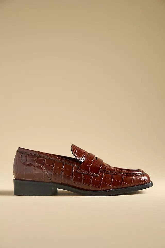 Maeve Square-Toe Loafers Product Image