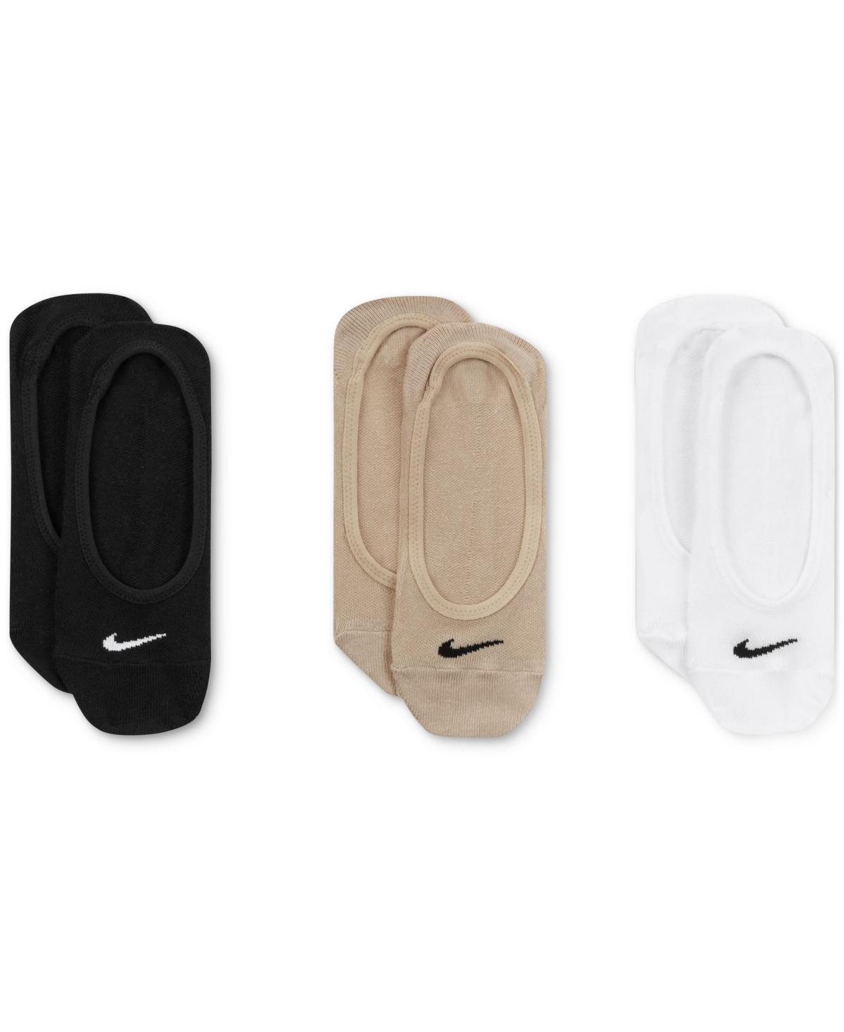 Nike 3-pk. Performance No-Show Liner Socks, Women's, Black Product Image
