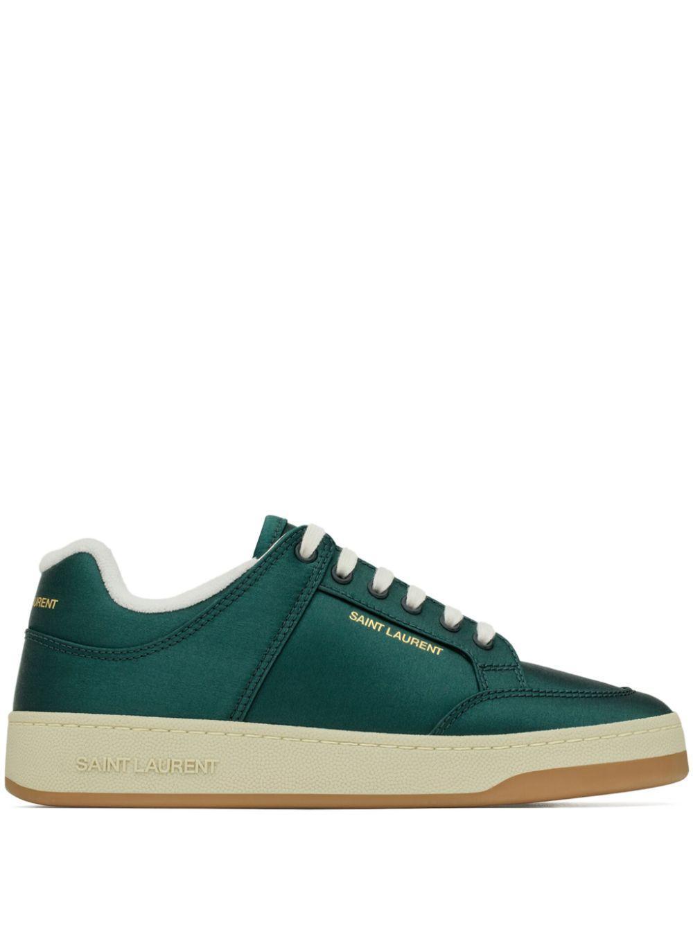 SAINT LAURENT 61 Low-top Sneakers In Green Product Image