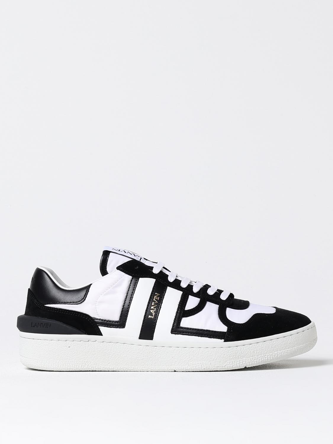 White & Black Clay Mesh Sneakers Product Image