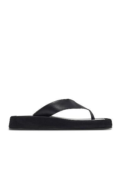 Ginza Flip-Flop Smooth Calfskin Sandals Product Image
