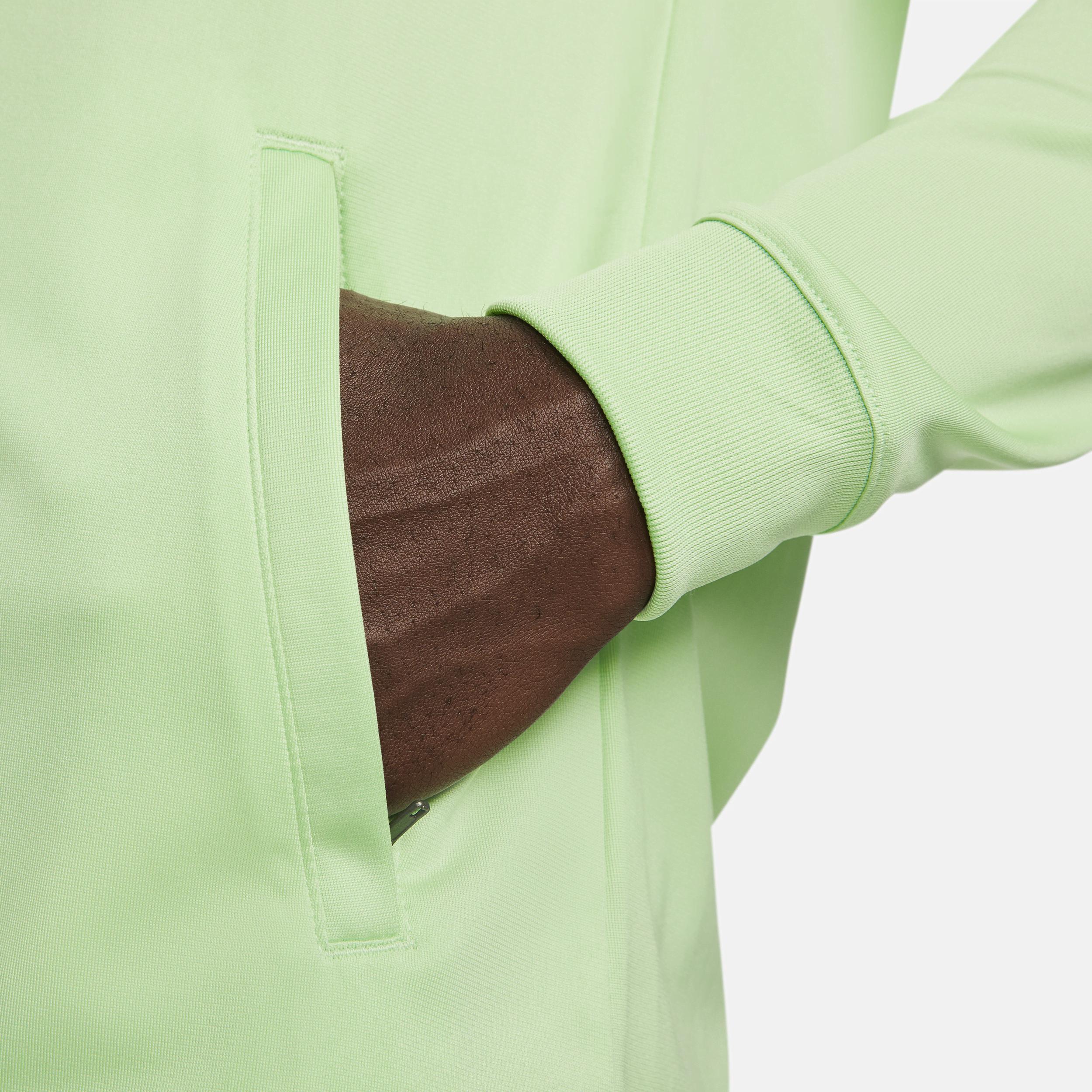 Men's Nike Brazil National Team Green Strike Raglan Full-Zip Performance Track Jacket, Size: XL, Soc Green Product Image