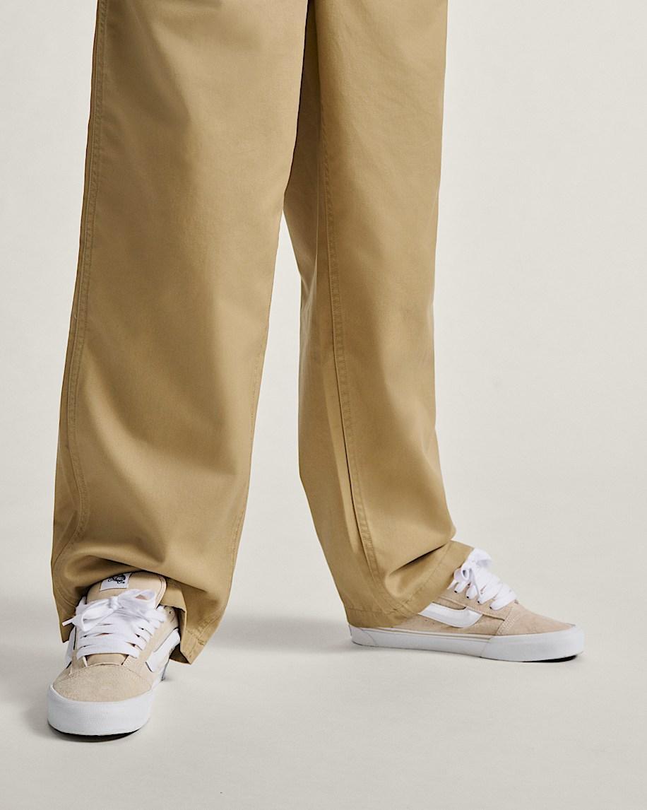 Knu Skool Suede Shoe in Neutral Beige| Vans US Product Image