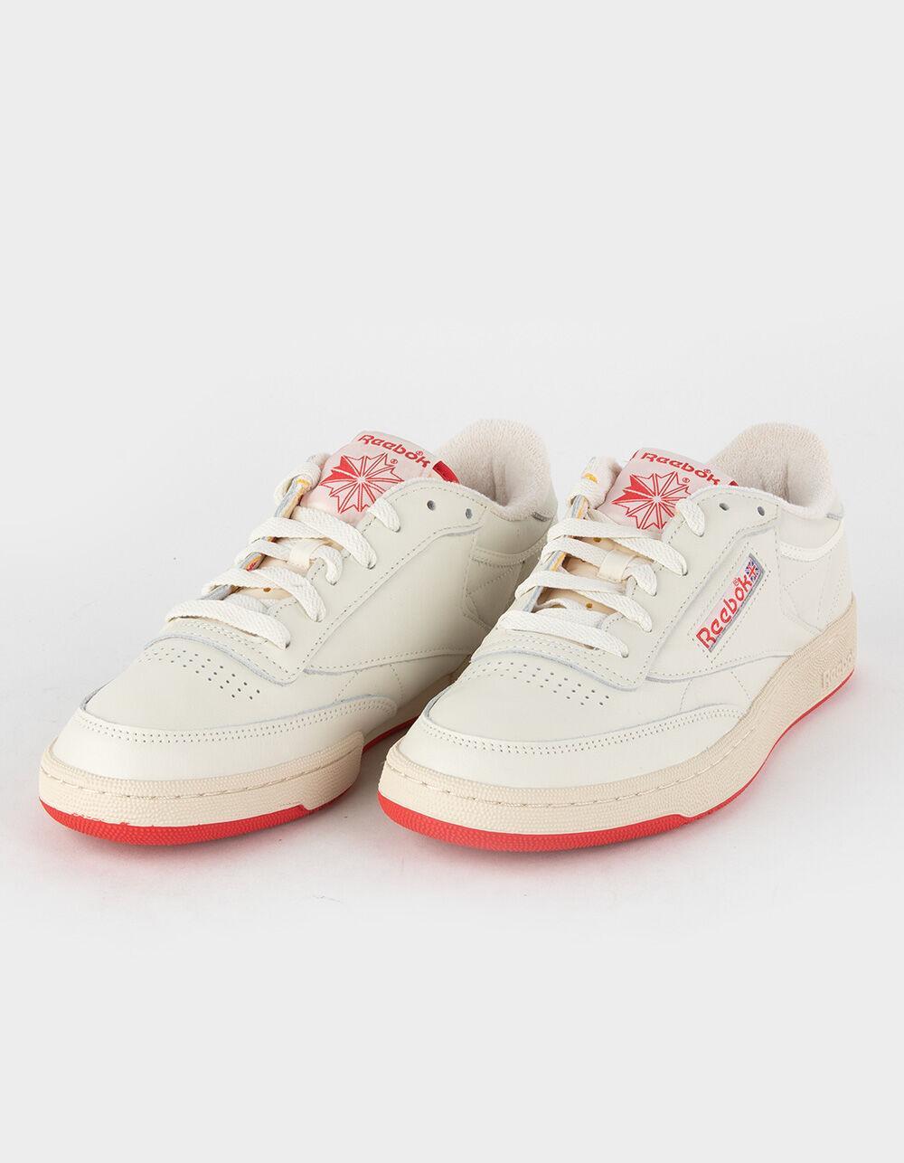 REEBOK Club C 85 Vintage Shoes - WHT/RED Product Image