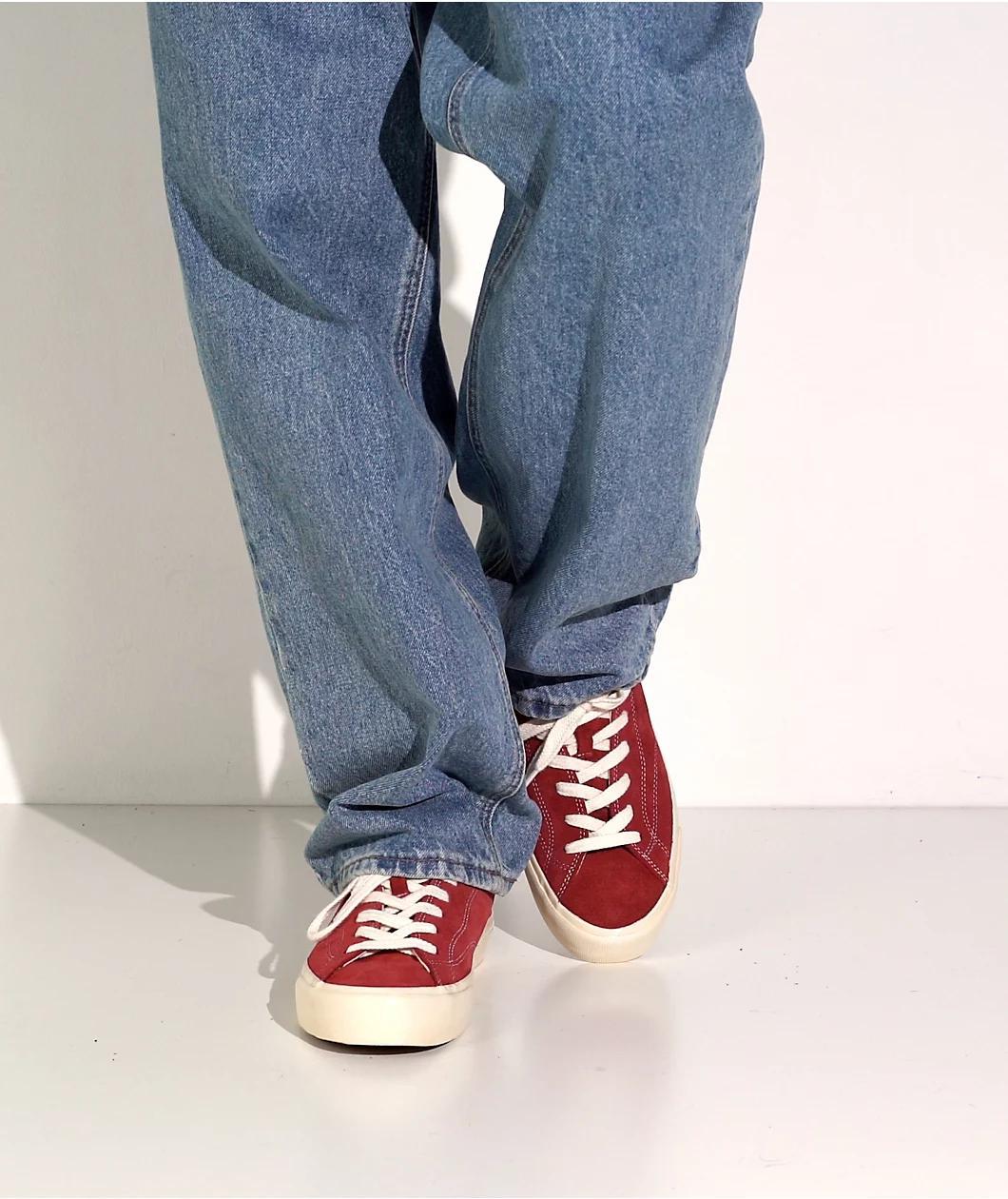 Last Resort AB VM003-LO Old Red Suede Skate Shoes Product Image