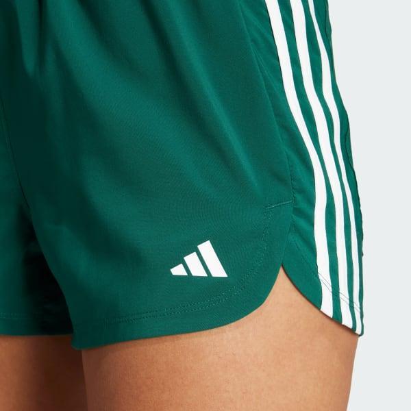 adidas Pacer Training 3-Stripes Woven High-Rise Shorts Pink Fusion S 3 Womens Product Image