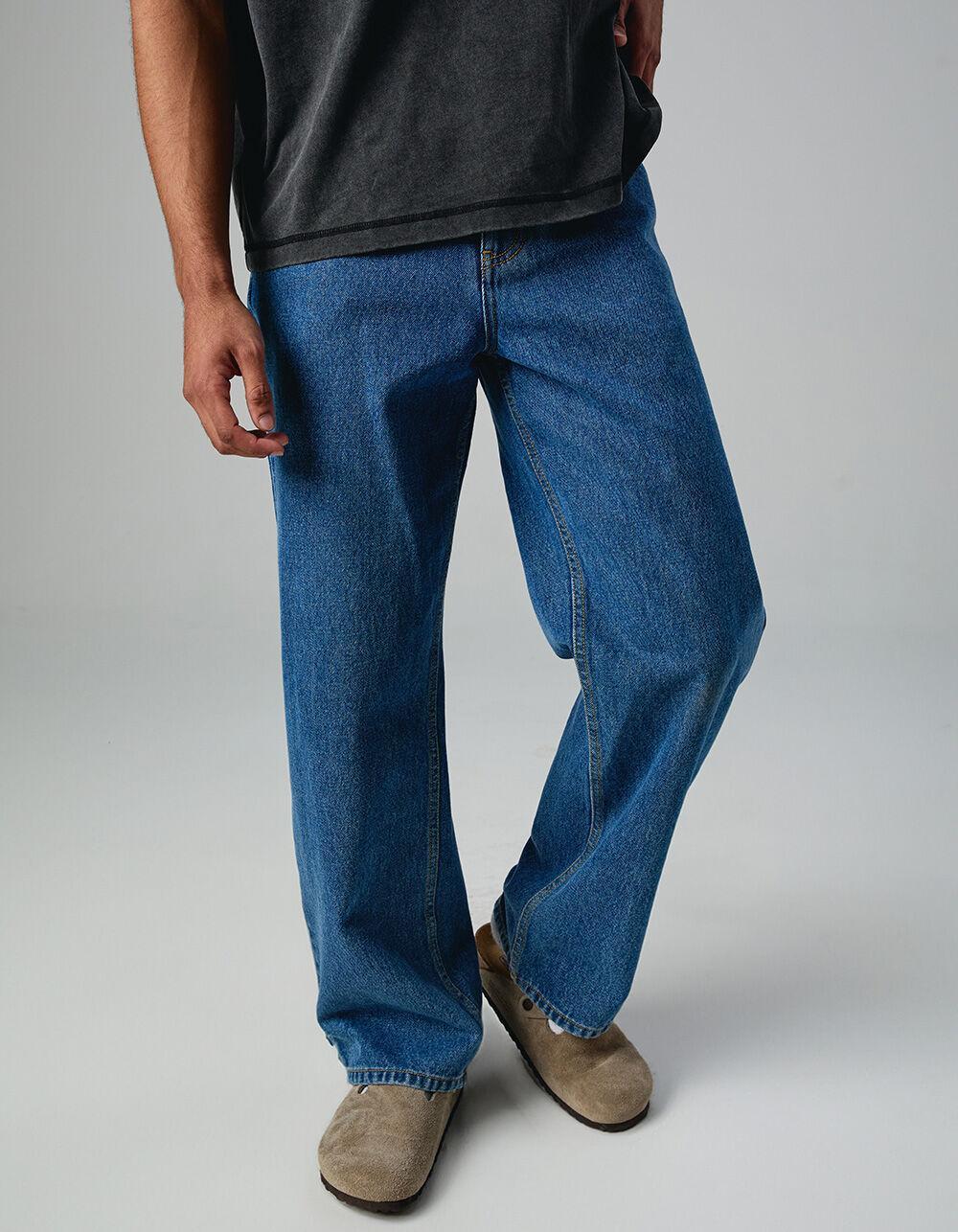 RSQ Mens Loose Fit Jeans - Dark Wash Product Image