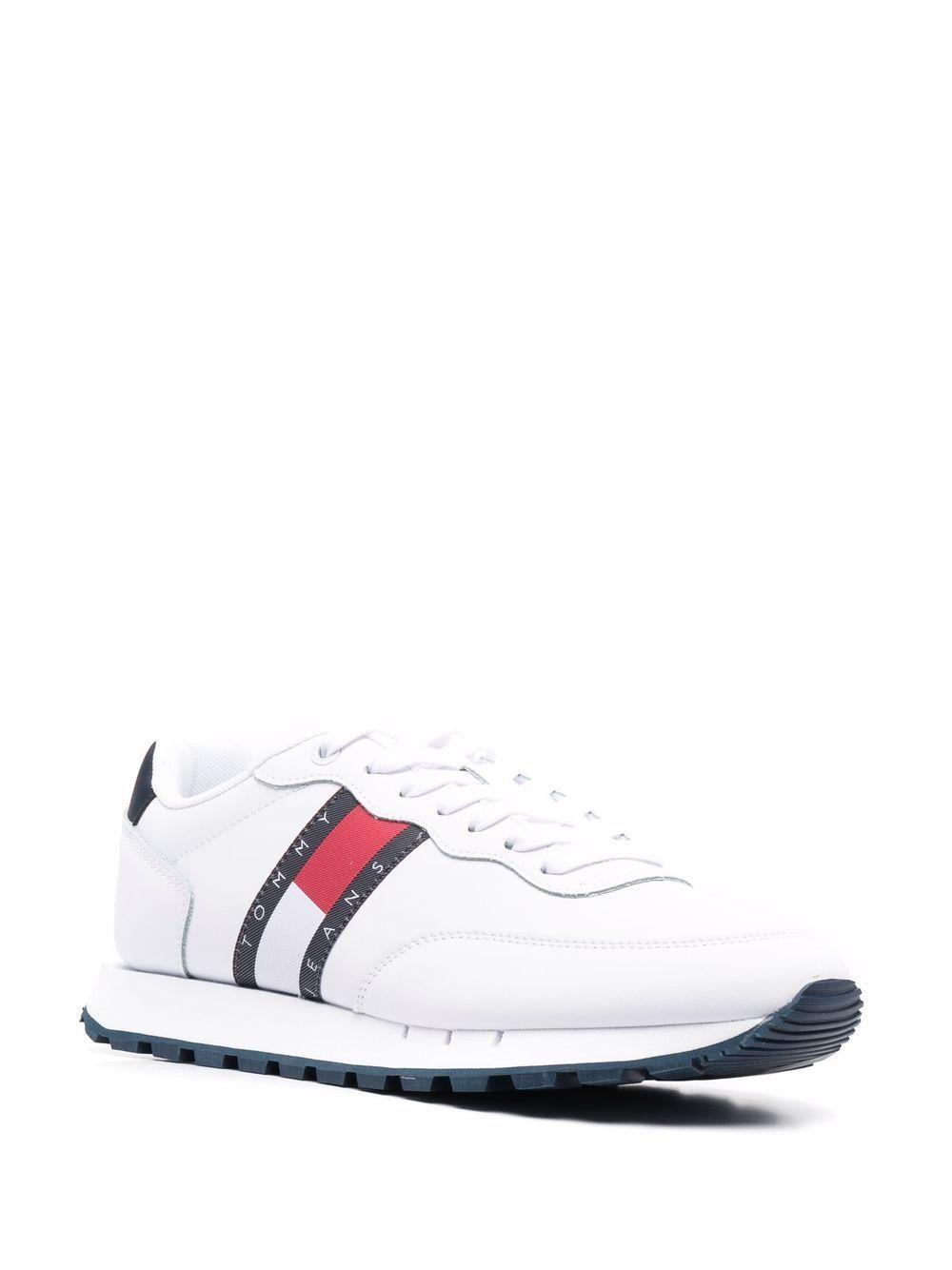 side logo-print sneakers Product Image