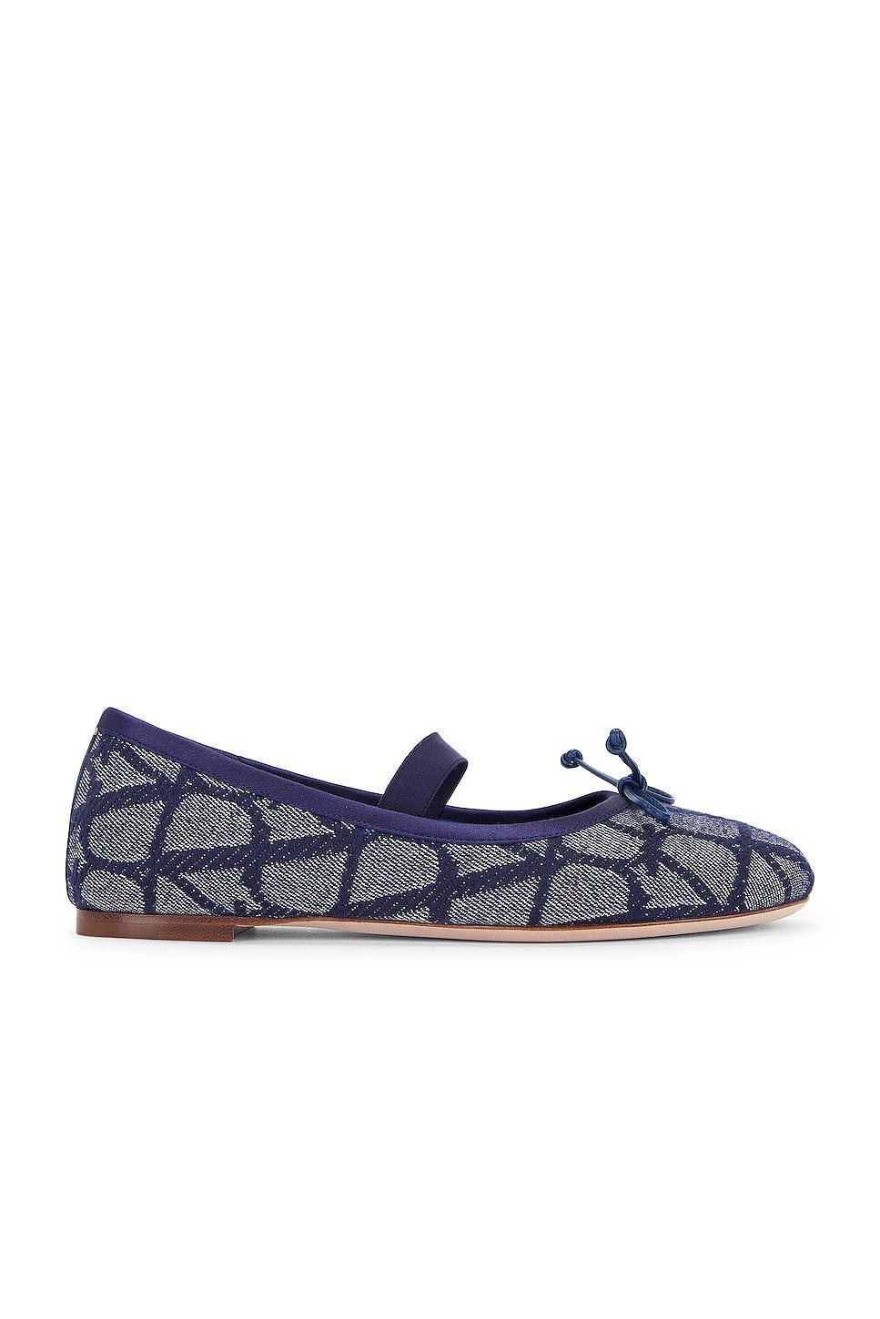Luna Suede Ballerina Flats Product Image