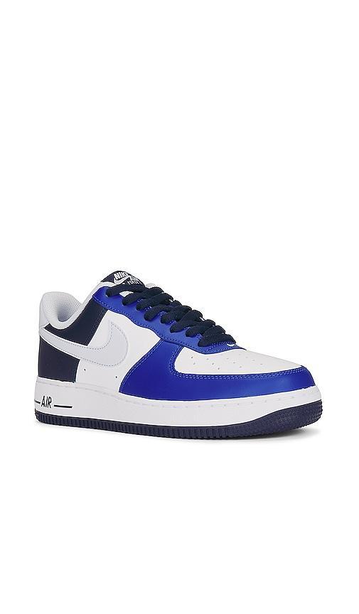 Nike Mens Air Force 1 07 LV8 - Shoes Blue/White/Grey Product Image