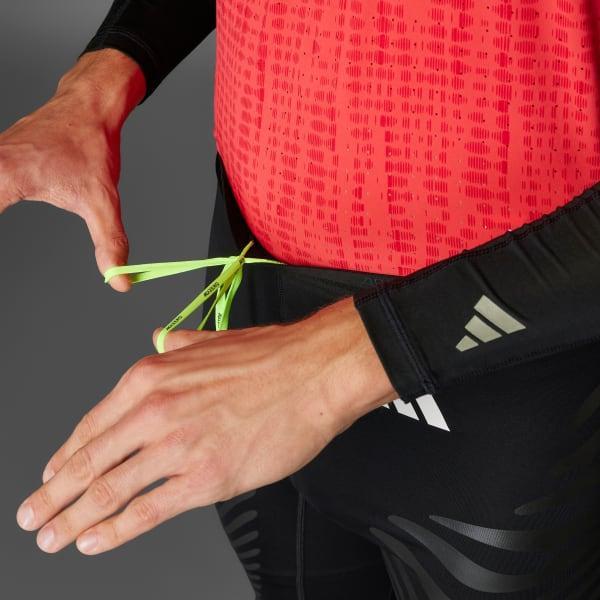 adidas Adizero Control Running Short Leggings Black 2XL Mens Product Image