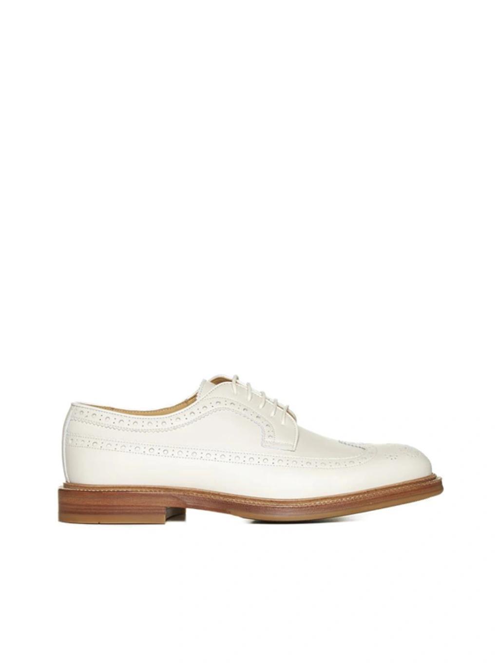 BRUNELLO CUCINELLI Flat Shoes In Beige Product Image