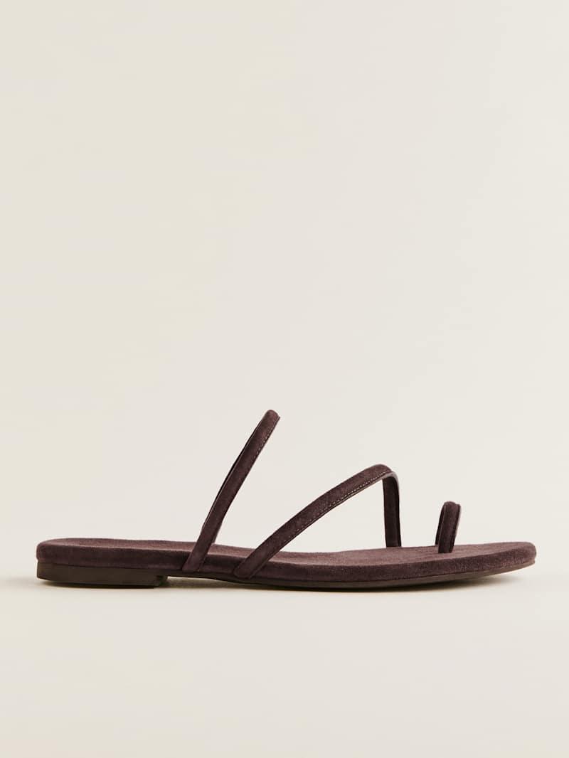 Ludo Toe Ring Strappy Flat Sandal Product Image