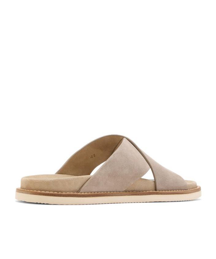 BRUNELLO CUCINELLI Open-toed Slippers In Nude Product Image