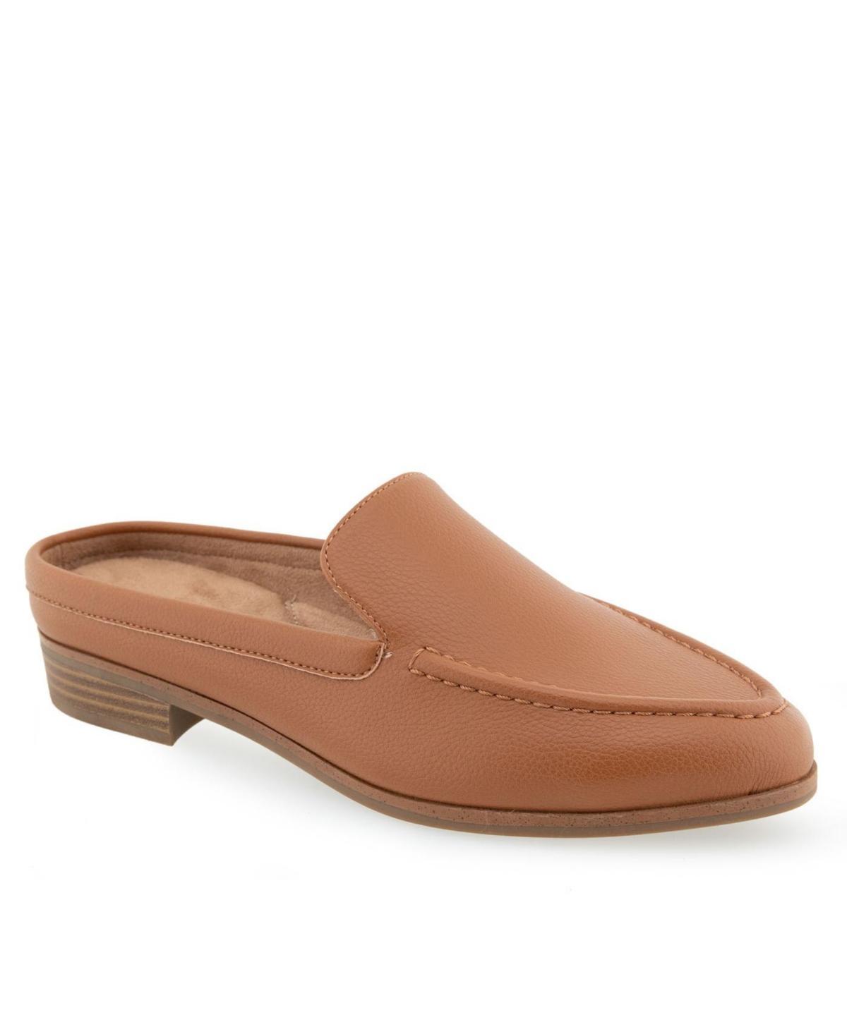Aerosoles Enright Women's Loafer Mules, Size: 5.5, Pale Green Pu Product Image