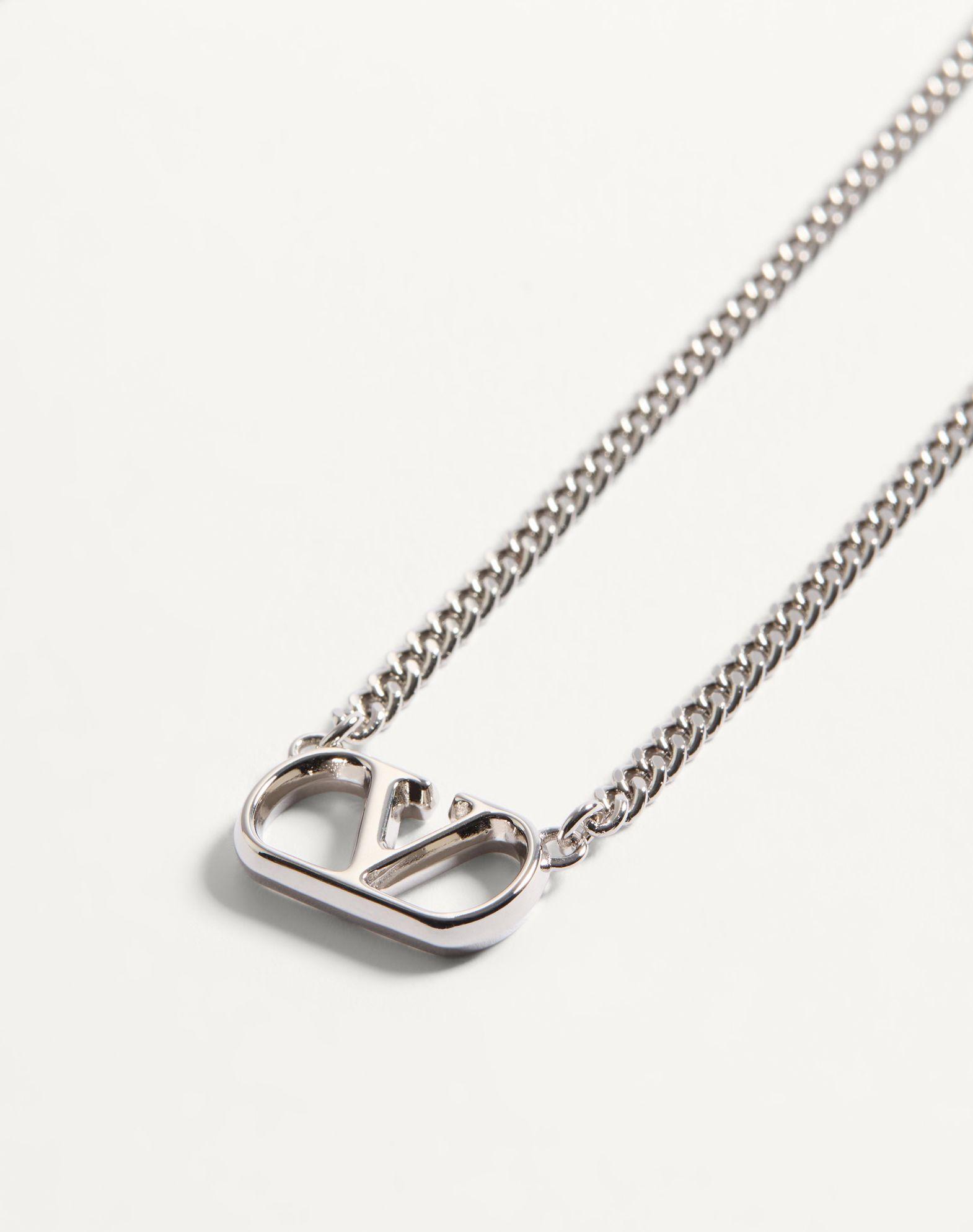 Valentino Garavani Vlogo Signature Metal Necklace Product Image