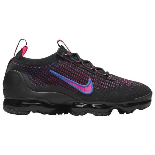 Nike Womens Nike Air Vapormax 2021 Flyknit - Womens Running Shoes Black/Pink Product Image