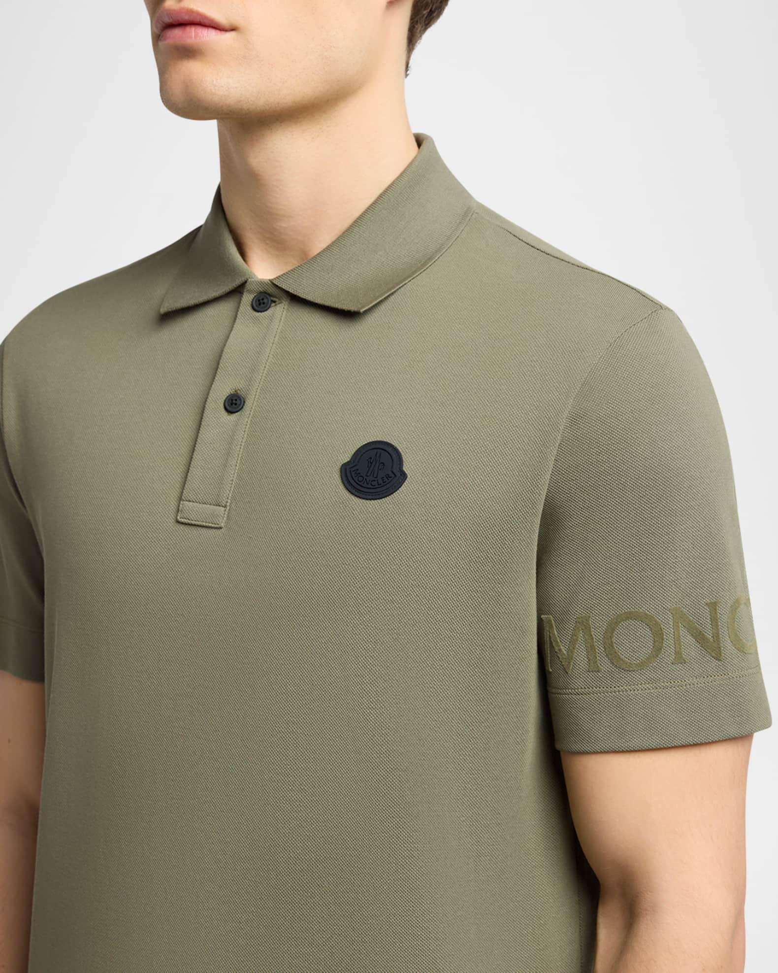 Men's Sleeve-Logo Pique Polo Shirt Product Image