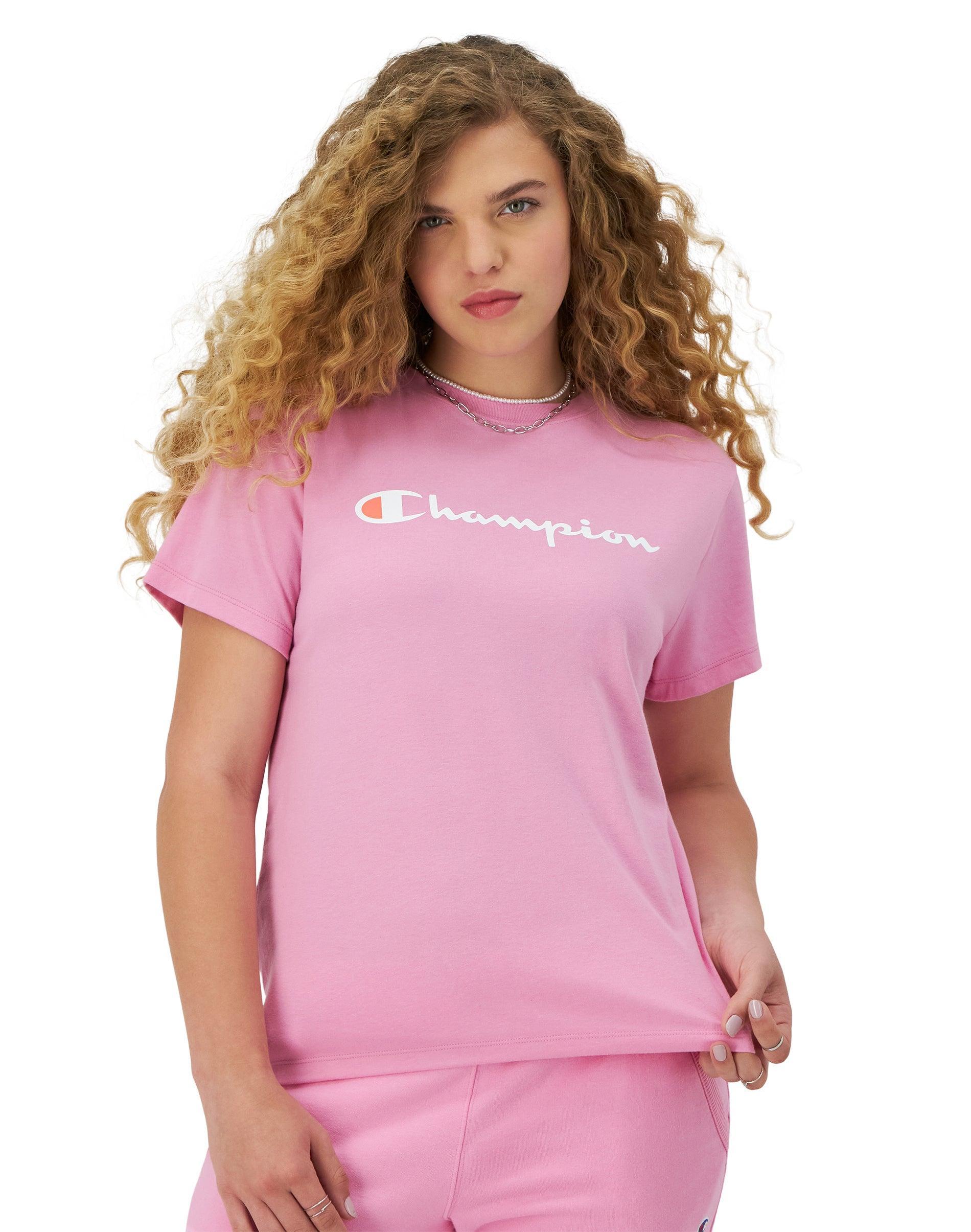 Champion The Classic Tee Ribbon) Women's Clothing Product Image