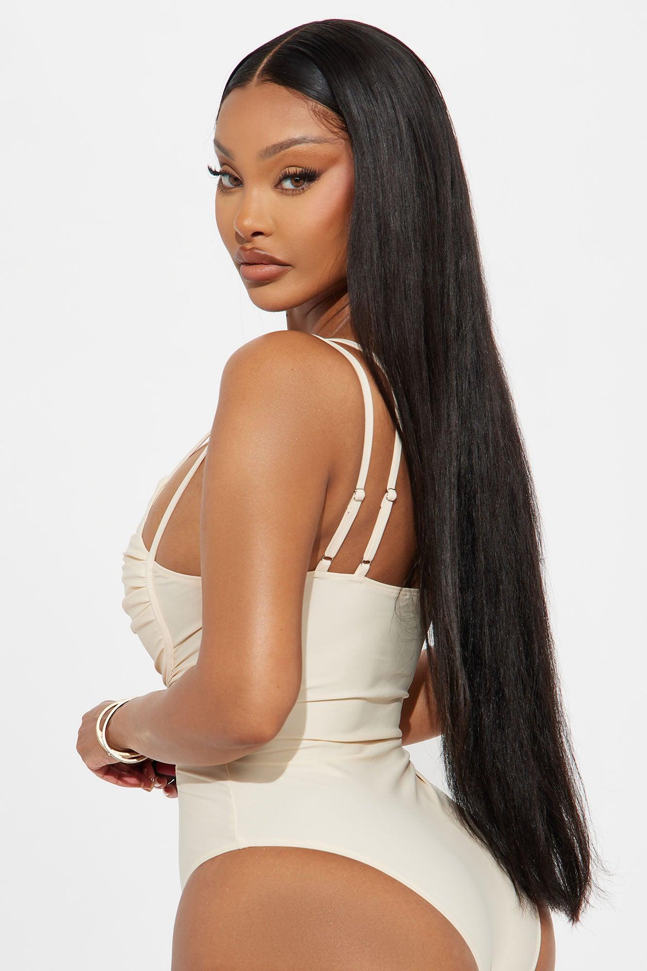 Signature Class Corset Bodysuit - Cream Product Image