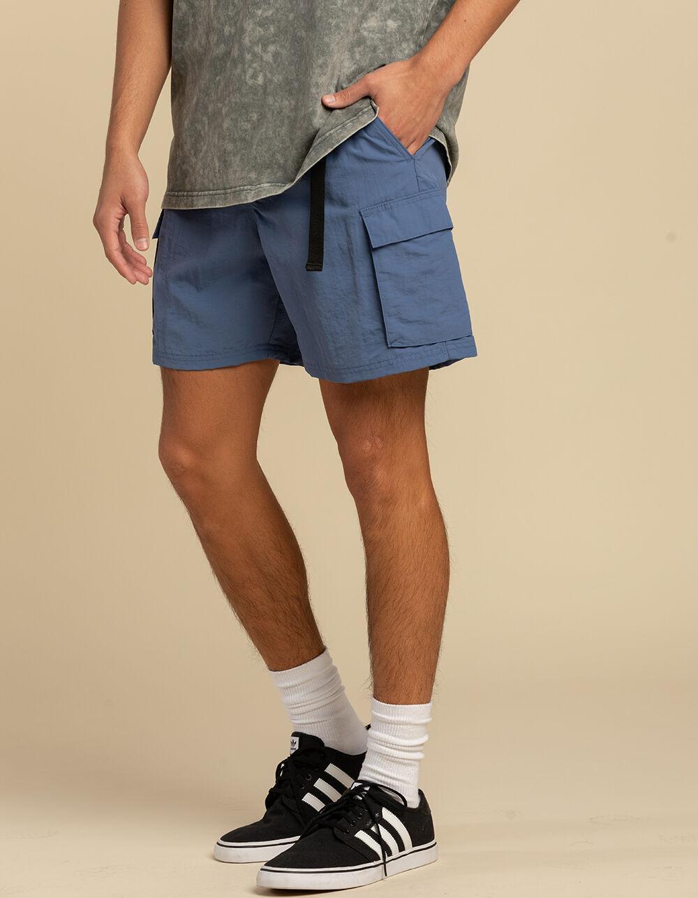 RSQ Mens Nylon Utility Shorts - BLUE Product Image