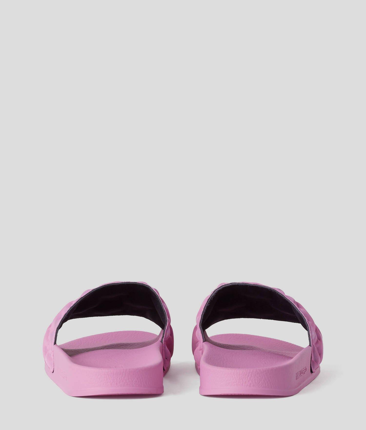 KL MONOGRAM PADDED SANDALS Product Image