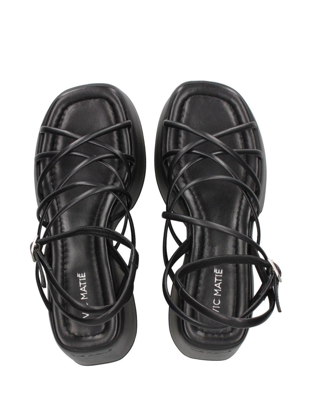 110mm platform leather sandals Product Image