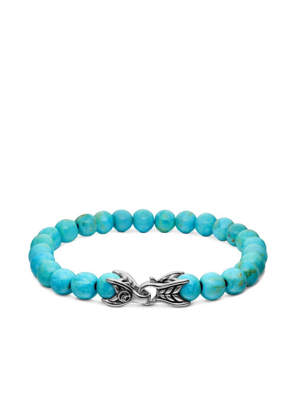 sterling silver Spiritual Beads bracelet (8mm) Product Image