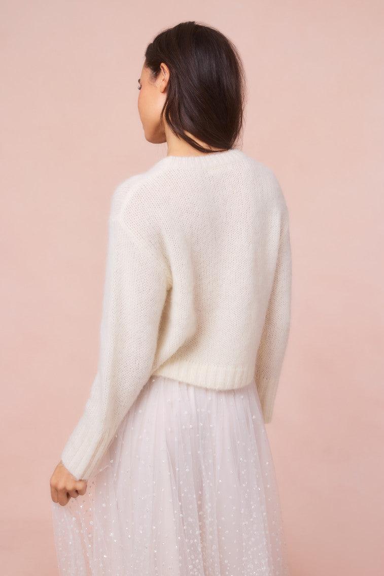 Jorah Alpaca-Blend Bow Pullover Product Image