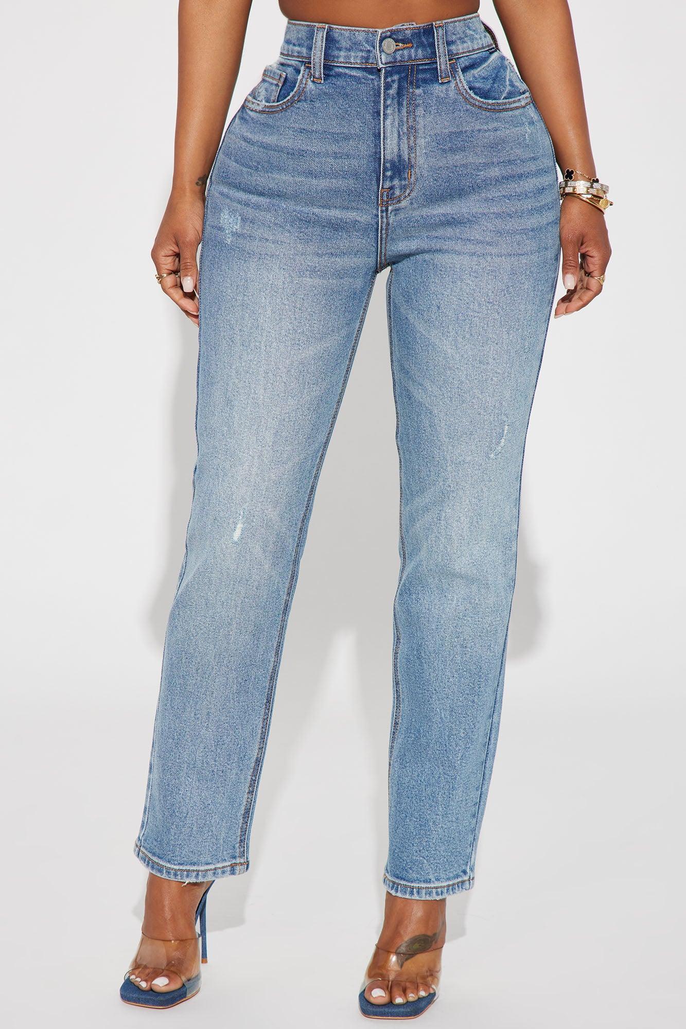 Mama Said 90s High Rise Mom Jeans - Medium Wash Product Image