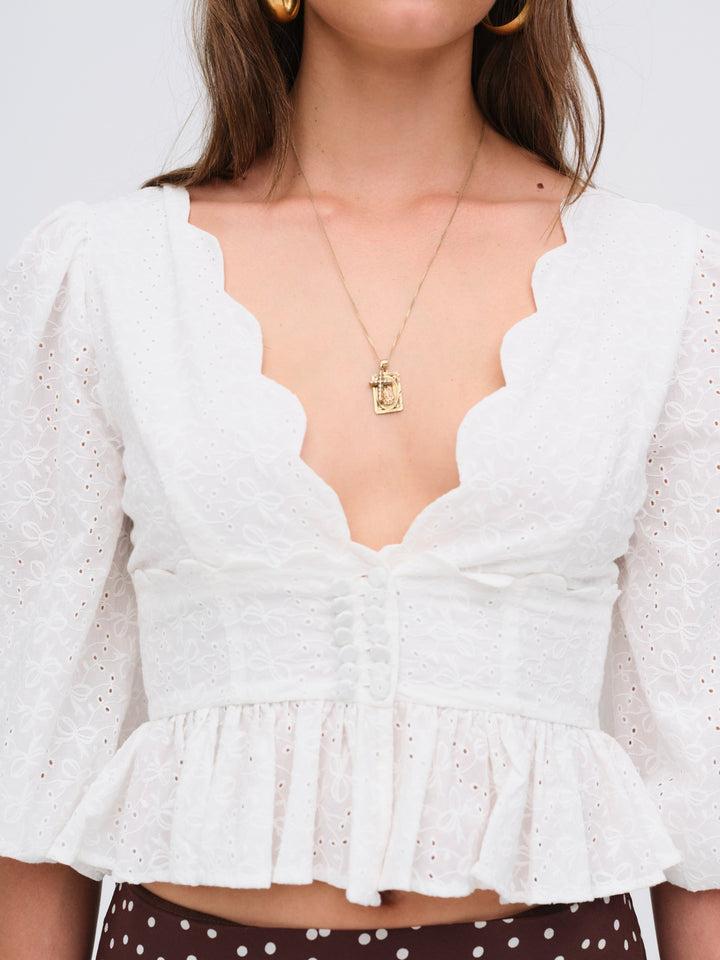 Marseille Top — White Product Image