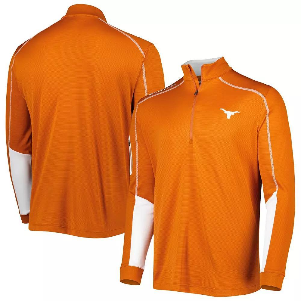 Men's Columbia Texas Orange Texas Longhorns Shotgun 2.0 Omni-Wick Quarter-Zip Jacket, Size: XL, Team Product Image