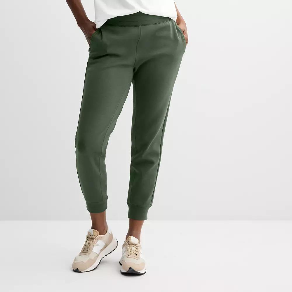 Women's Tek Gear® Ultracomfort Tapered Pants, Size: Large, Esta Green Product Image
