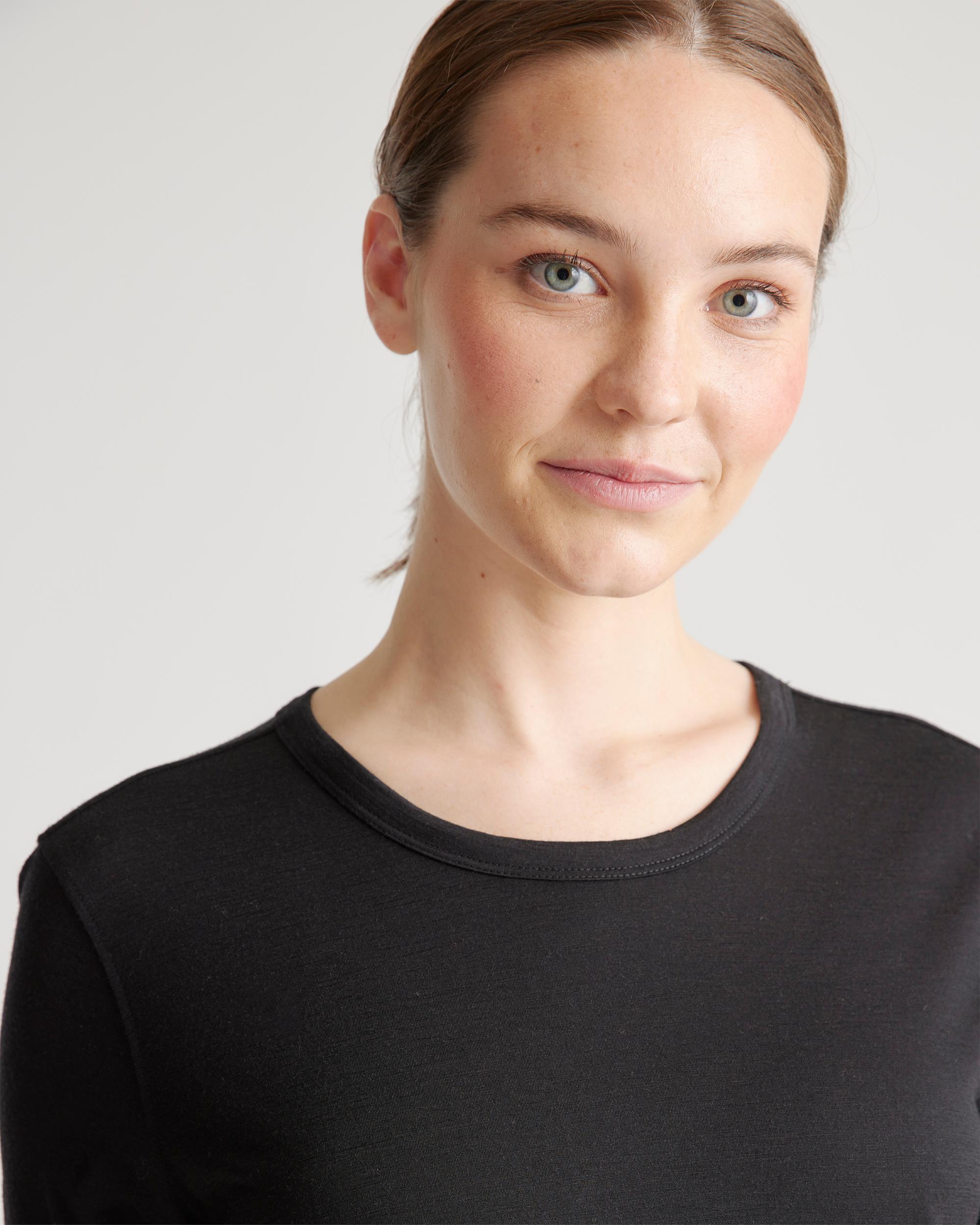 Quince | Women's 100% Merino Wool All-Season Base Layer T-Shirt Merino/Cotton Product Image