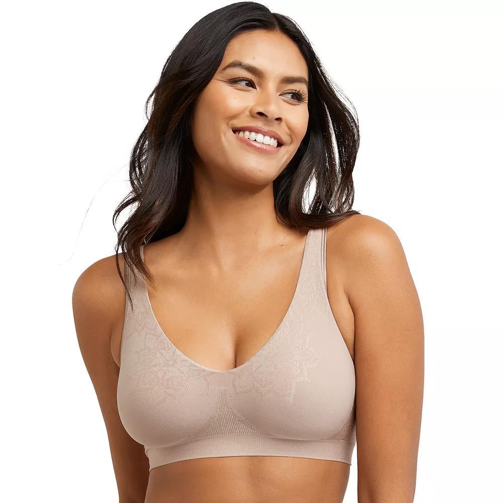 Bali Comfort Revolution ComfortFlex Fit Full-Coverage Wireless Bra DF3484, Women's, Size: XXXL, Evening Blush Aztec Product Image
