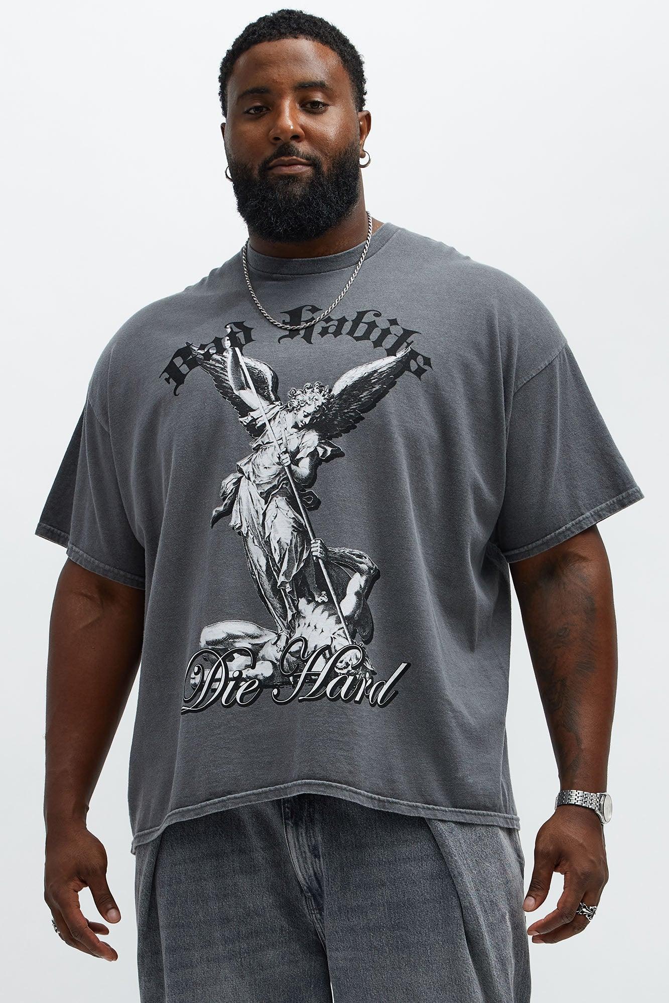 Bad Habits Die Hard Short Sleeve Tee - Charcoal Product Image