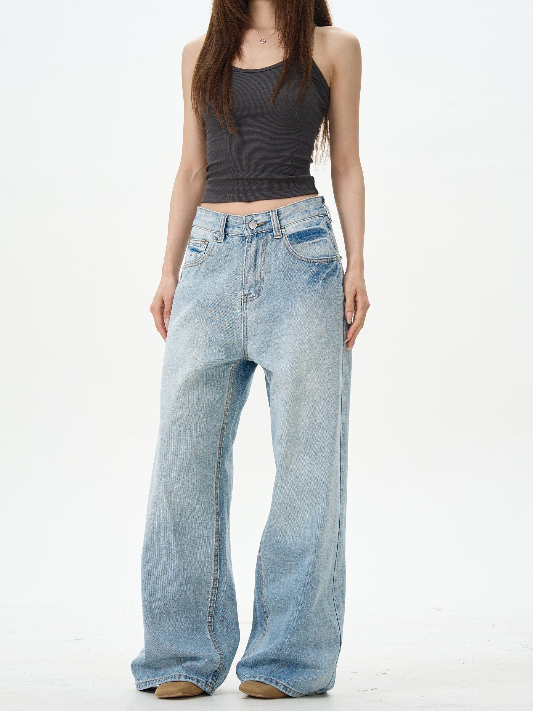 RT No. 12566 LIGHT BLUE DENIM JEANS Product Image
