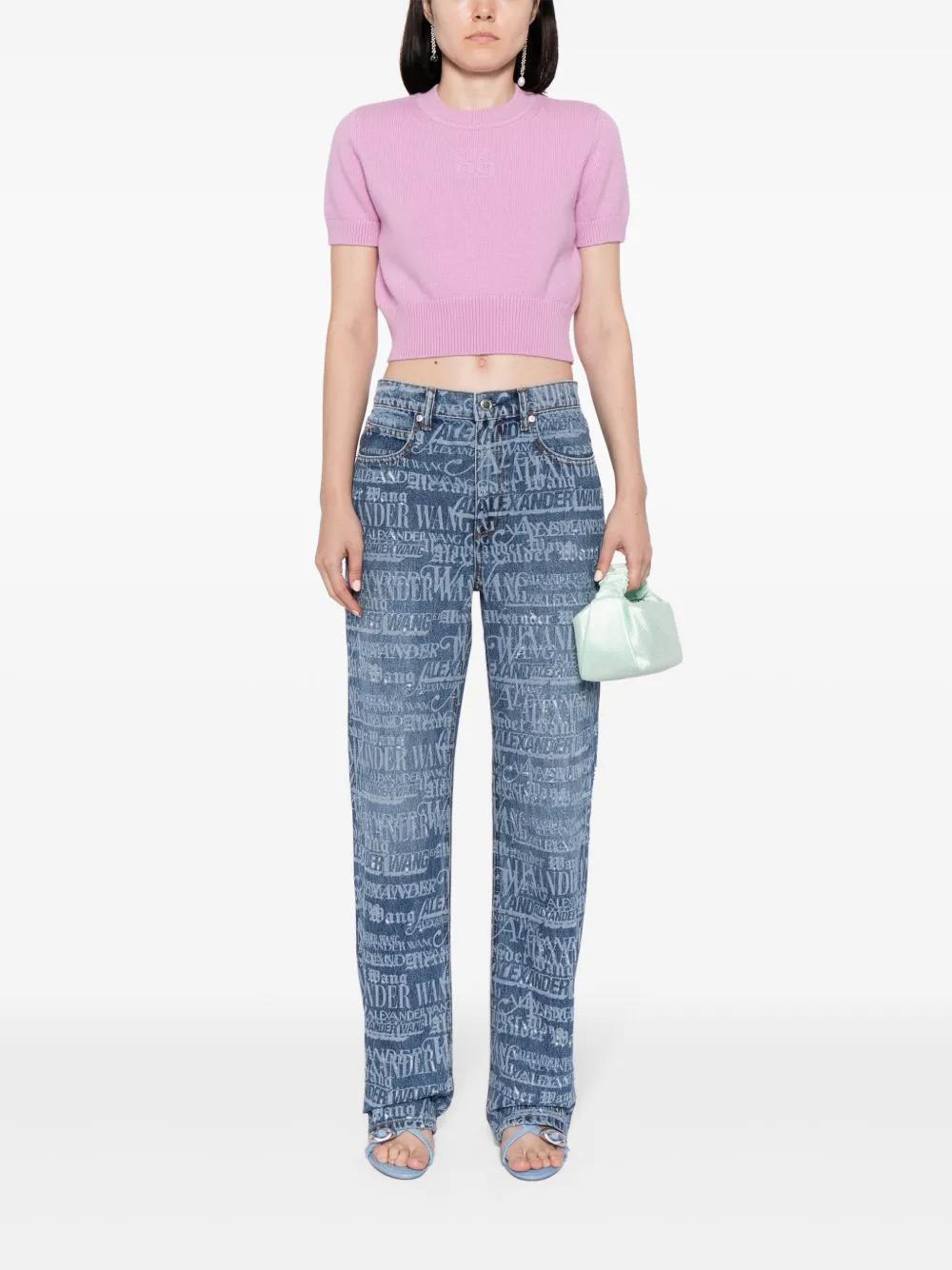 EZ logo-print jeans Product Image