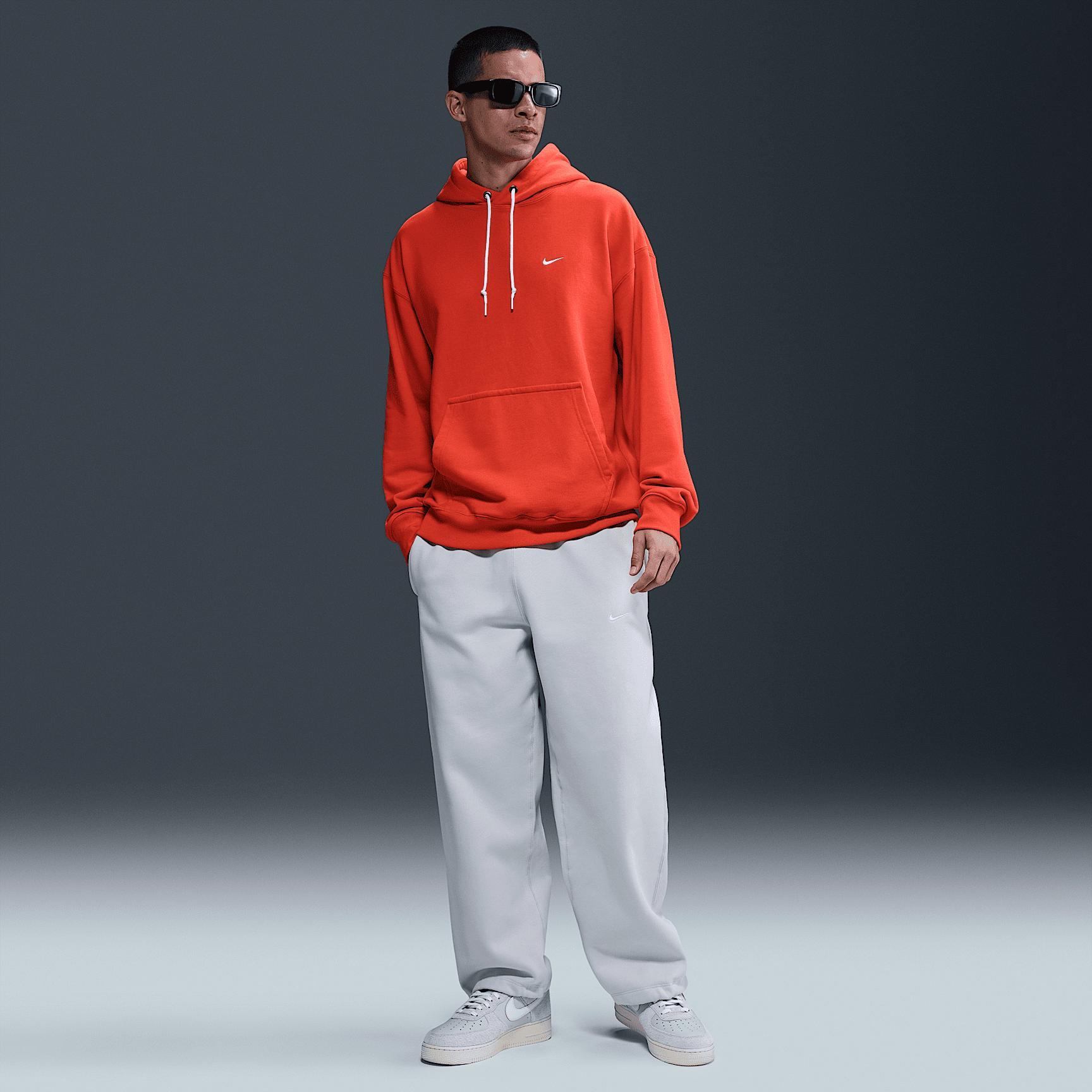 Nike Solo Swoosh Men's French Terry Pullover Hoodie Product Image