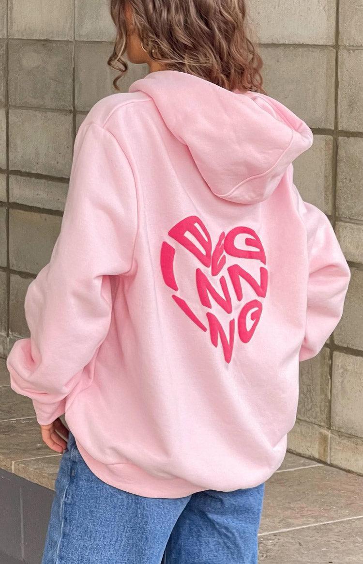 Beginning Pink Lovey Bubble Hoodie Product Image