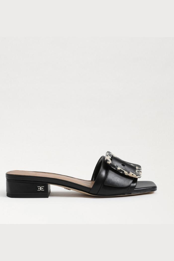 Deacon Slide Sandal - Black Leather Product Image