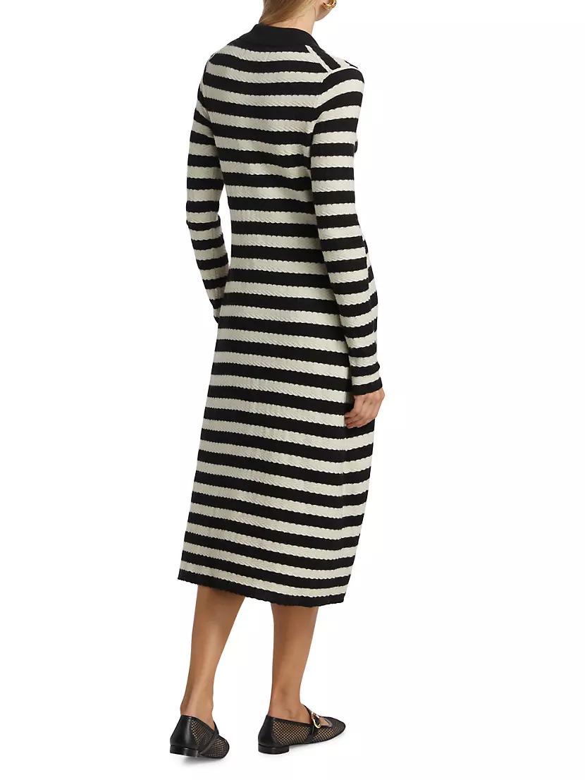 Morrissey Striped Midi-Dress Product Image