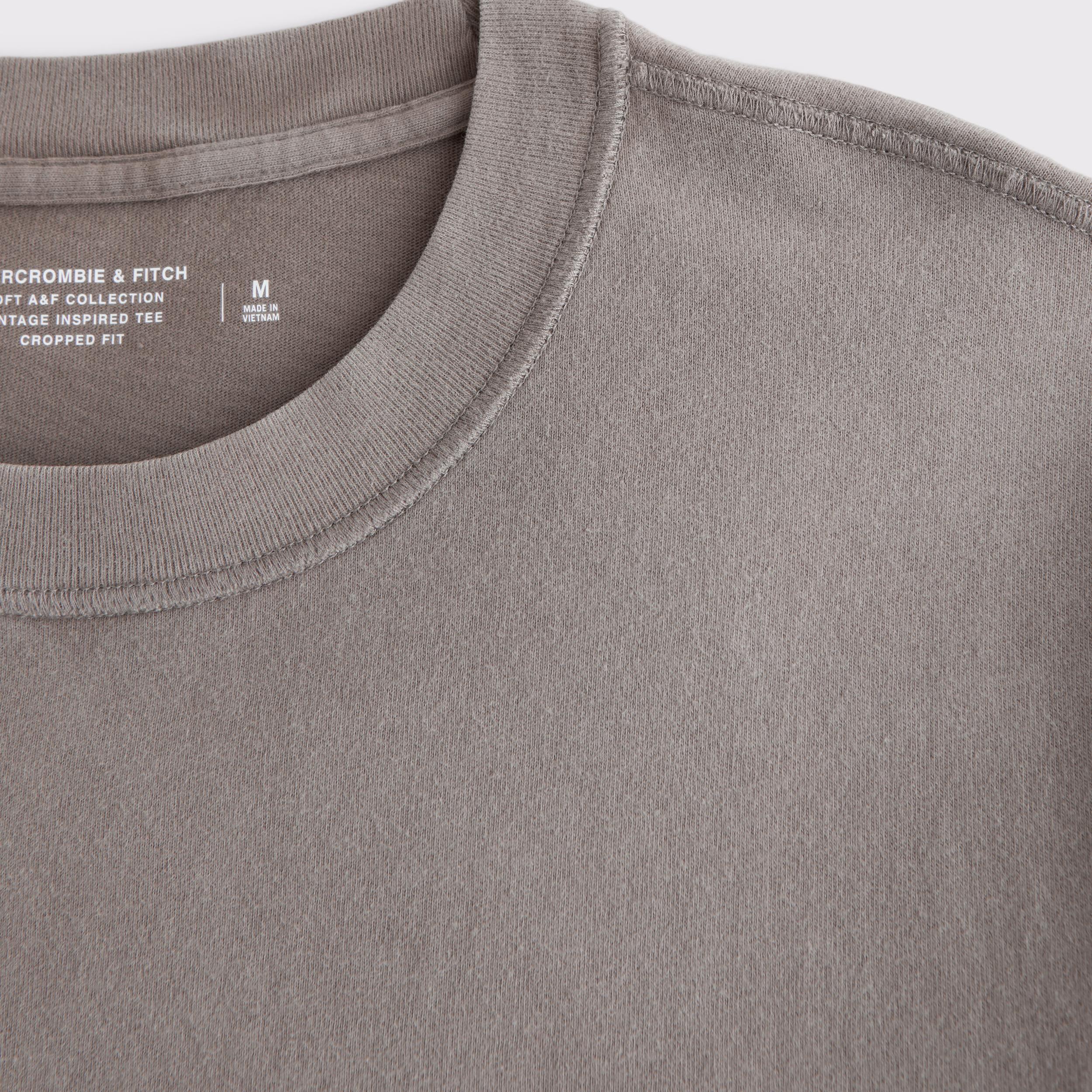 Vintage-Inspired Cropped Tee Product Image