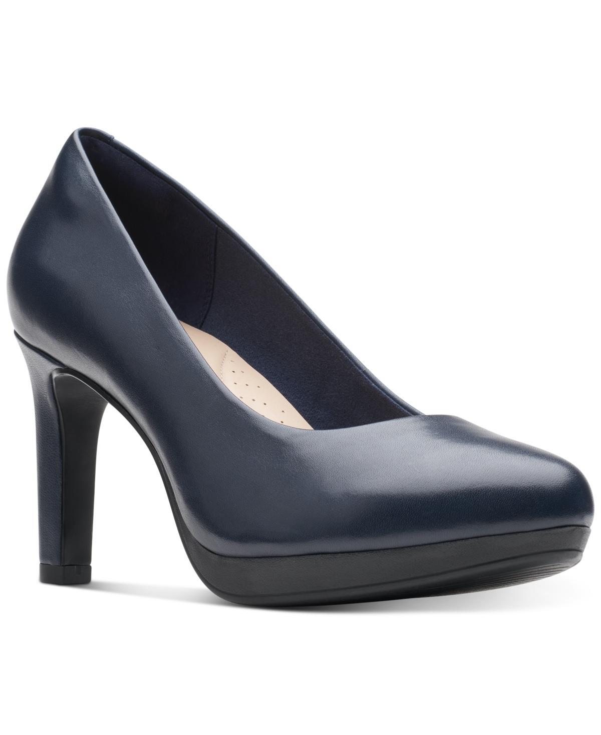 Clarks® Ambyr Joy Women's Leather Pumps, Size: 5, Black Product Image