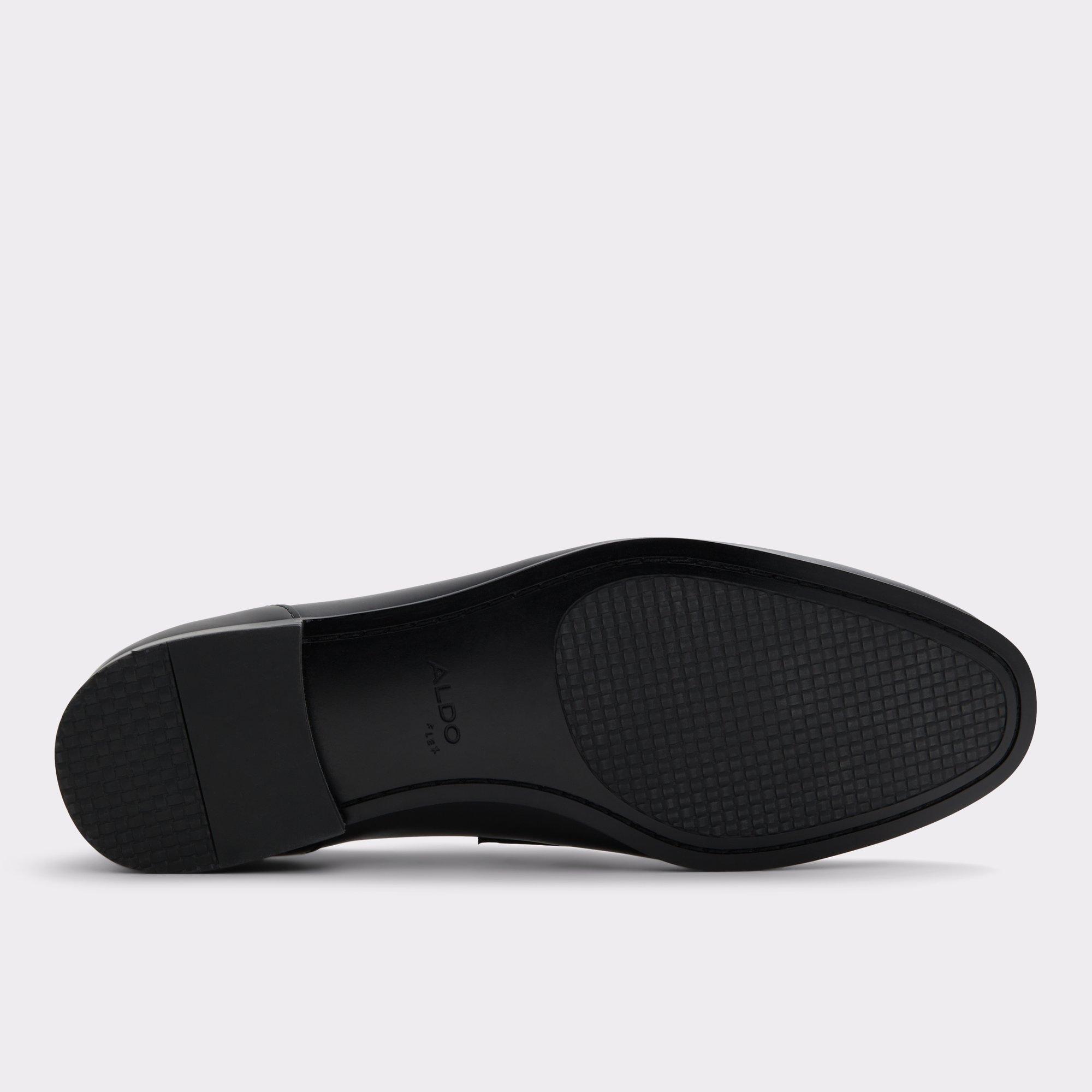 Marinho Open Black Leather Smooth Men's Dress Shoes | ALDO US Product Image