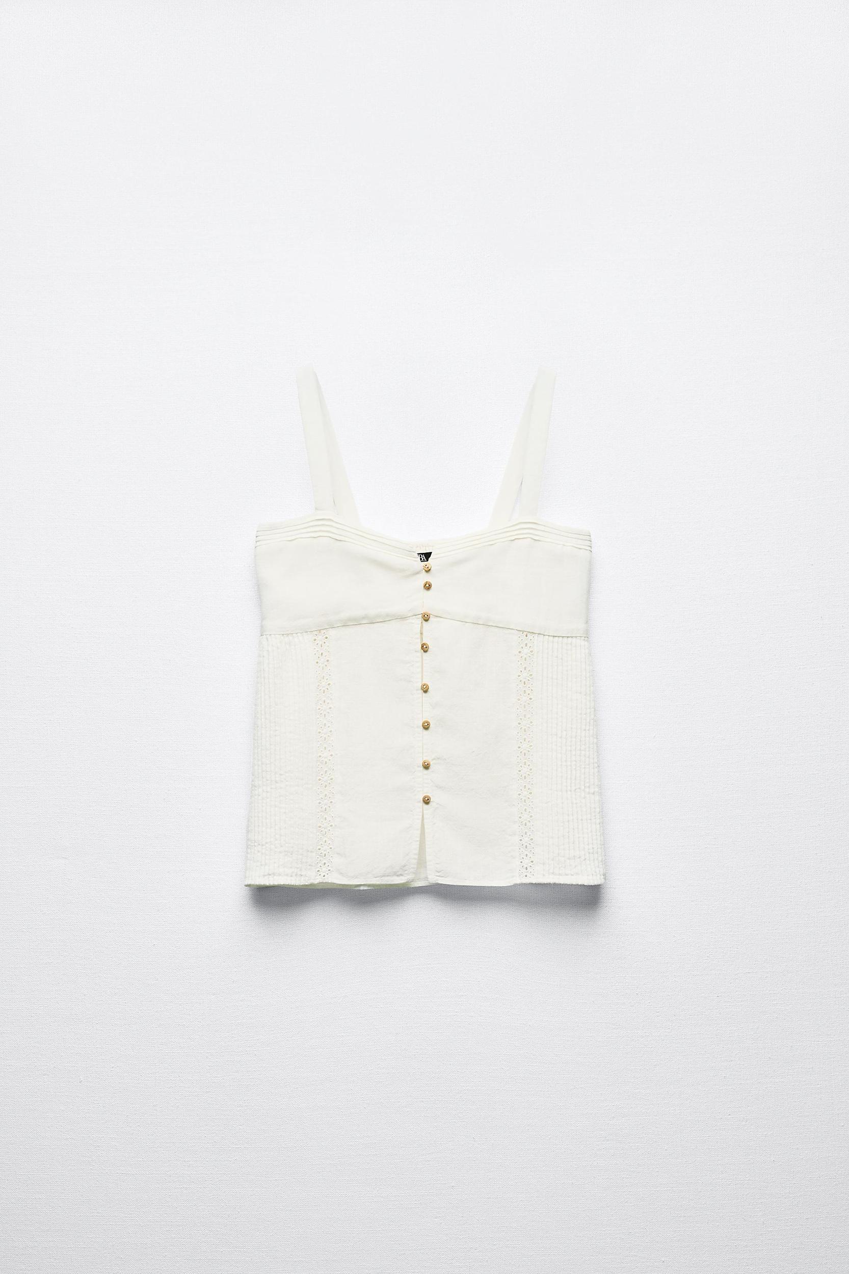 PINTUCK STRAPPY TOP Product Image