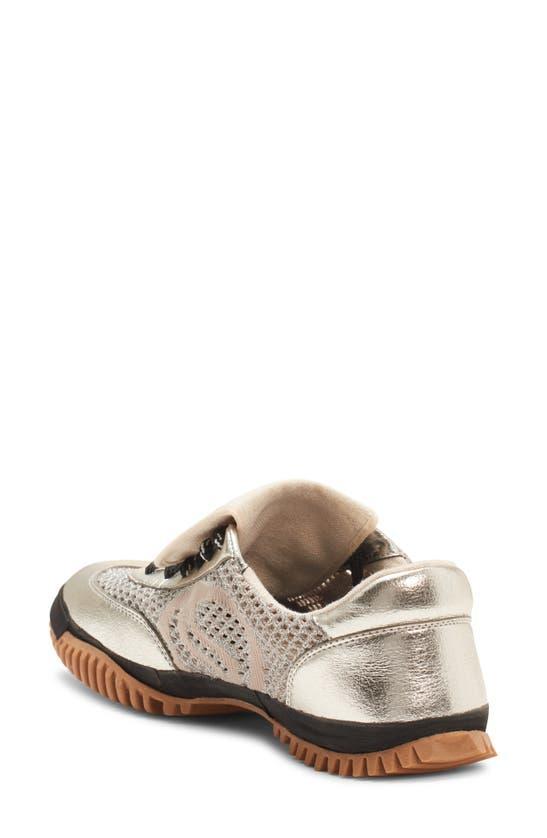 STELLA MCCARTNEY S-wave Metallic Net Trainer Sneakers In Grey Product Image